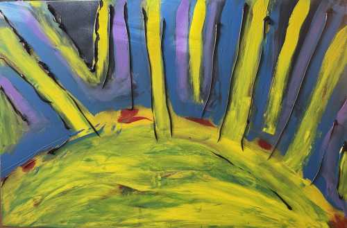 Sunrise painting by Beth Cantrell